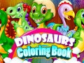 Játék Dinozaurusz színező könyv online