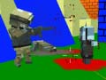 Játék Zombik lövése a blokk világban online