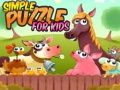 Játék Egyszerű puzzle gyerekeknek online