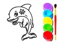 Játék Delfin Színező Könyv online