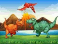 Játék Színes Dinosauruszok Match 3 online