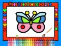 Játék Színezd és díszítsd a pillangókat online