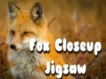 Játék Róka közeli puzzle online