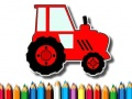 Játék Könnyű gyerek színező - Traktor online