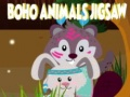 Játék Boho Állatok Puzzle online