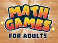 Játék Felnőtteknek szóló matematikai játékok online