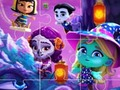 Játék Szuper Szörny Halloween Puzzle online