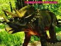Játék Triceratops dinoszaurusz puzzle online