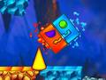 Játék Geometria Neon Dash Szivárvány online