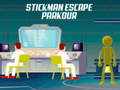 Játék Stickman Szökés: Parkour online