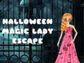 Játék Halloween Mágikus Hölgy Menekülés online