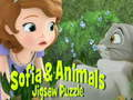 Játék Sofia és az állatok Puzzle online
