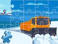 Játék Téli Teherautók: Puzzle online