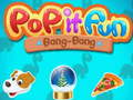 Játék Pop it Szórakozás Bang-Bang online