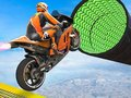 Játék Motorkerékpáros mutatványok vezetése online