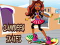 Játék Clawdeen korcsolyázik online