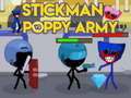 Játék Stickman a Poppy Hadsereg ellen online