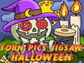 Játék Szakadt Képek Puzzle Halloween online