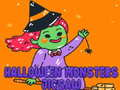 Játék Halloween Szörnyek Puzzle online