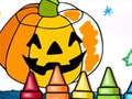 Játék Halloween színező játékok online