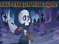 Játék Halloween Szörnyek Memória online