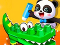 Játék Baba Panda Állat Puzzle online