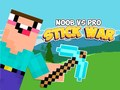 Játék Noob vs Pro Pálca Háború online
