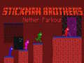 Játék Stickman Testvérek Nether Parkour online