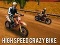 Játék Magas Sebességű Őrült Motorkerékpár online