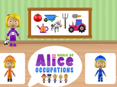 Játék Alice foglalkozásainak világa online
