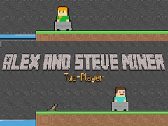 Játék Alex és Steve: Kétjátékos Bányász online
