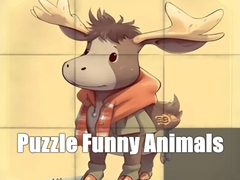 Játék Puzzle Vicces Állatok online