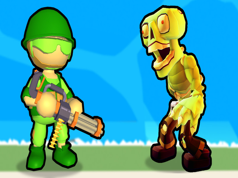 Játék A Stickman Zombie megsemmisítése online