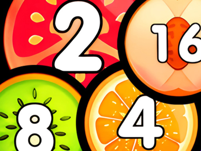 Játék Egyesítse a Balls Shooter 2048 Connect Fruits online