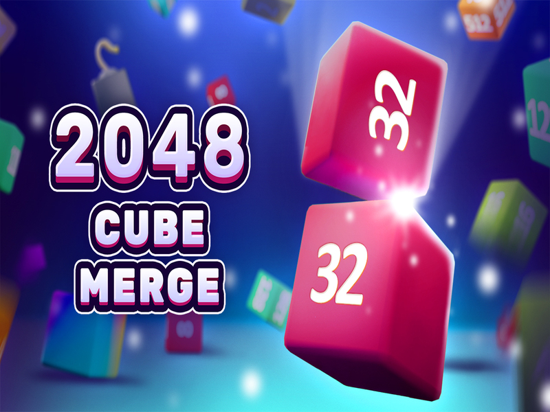 Játék 2048 Cube Merge online