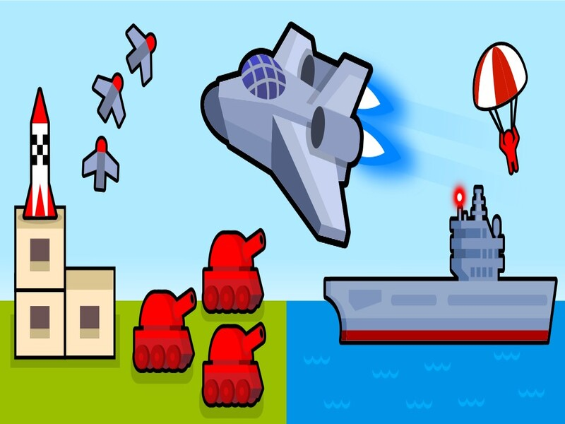 Játék Bombázó sík: 2D légi sztrájk online