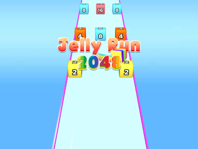 Játék Jelly Run 2048 online