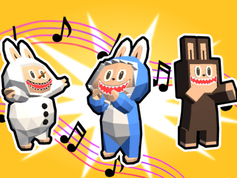 Játék Musical Labubu: Készítsen dallamot online
