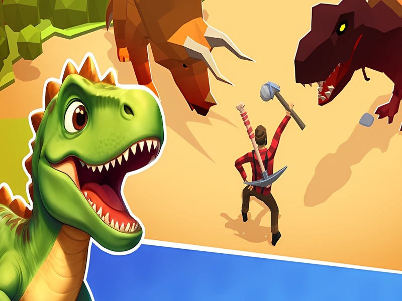 Játék Dino túlélési 3D-s szimulátor online