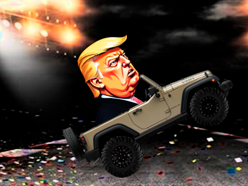 Játék Trump Wheelie Challenge online