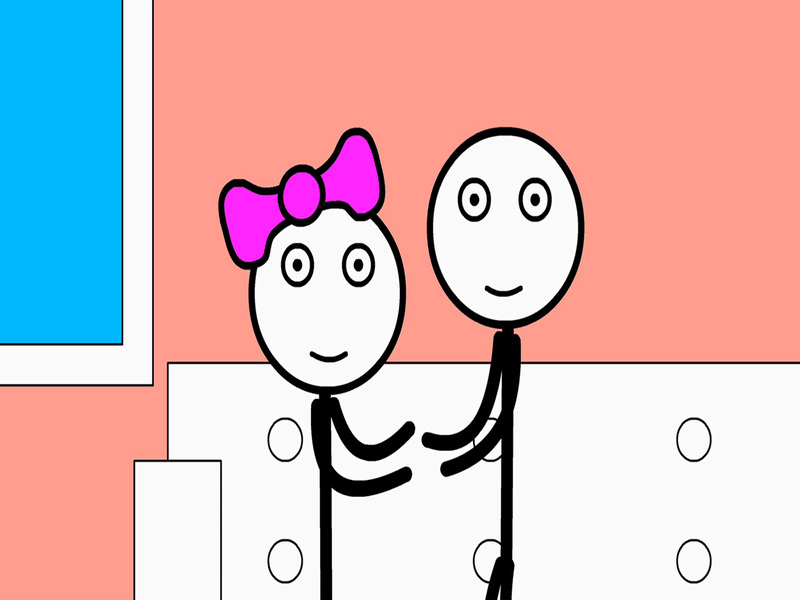 Játék Stickman börtön és szerelem online