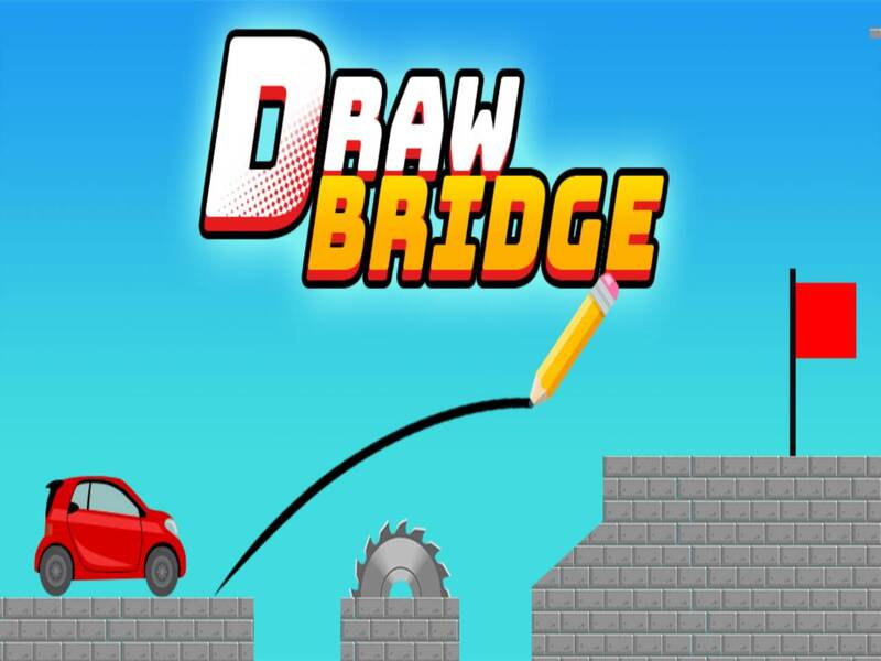 Játék Draw Bridge Brain Game online