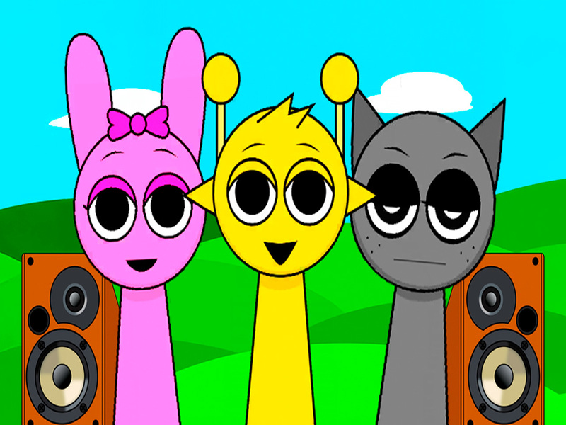 Játék Sprunki Monster Music Beats online