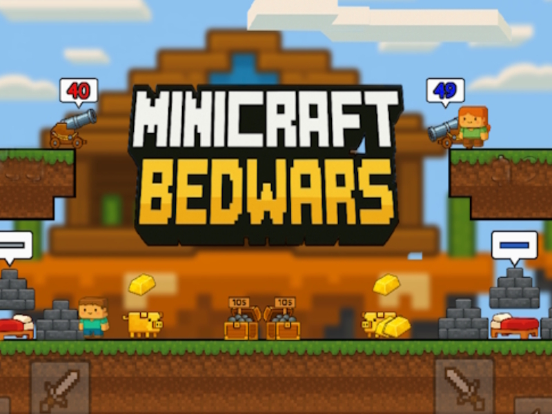 Játék Minicraft ágynemű online