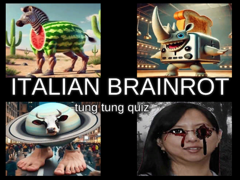 Játék Olasz brainrot tung tung kvíz online