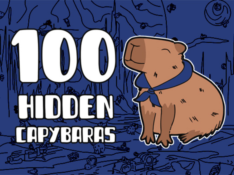 Játék 100 rejtett capybara online