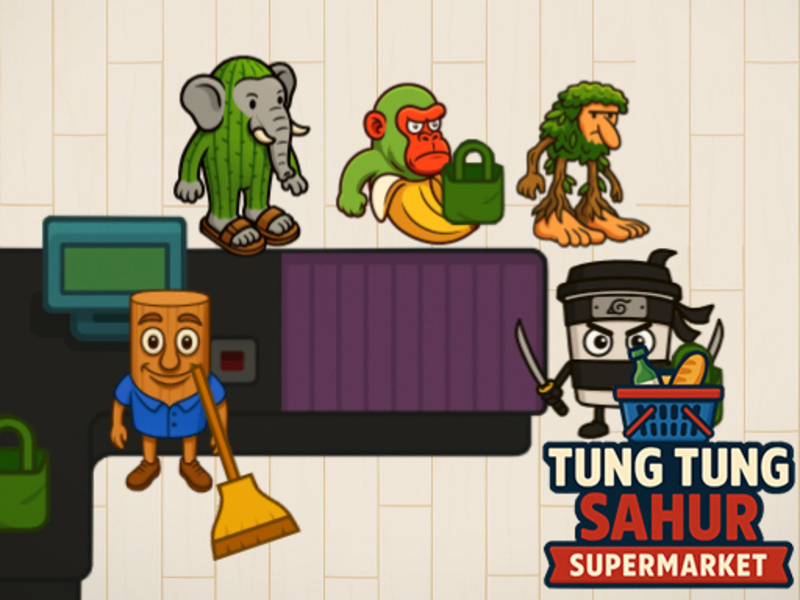 Játék Tung Tung Sahur szupermarket online