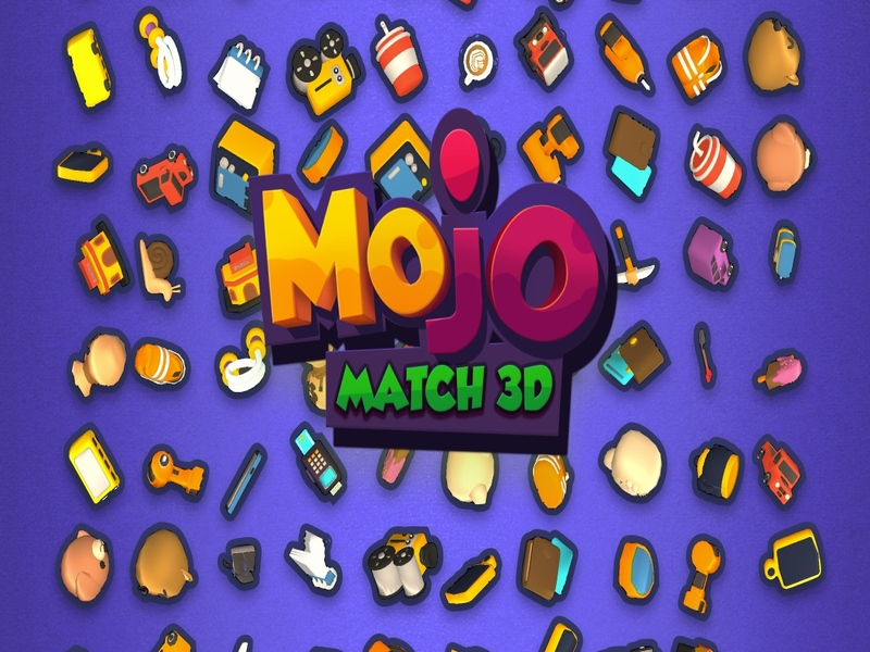 Játék Mojo Match 3D online