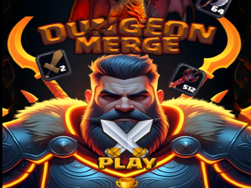 Játék Dungeon Merge online