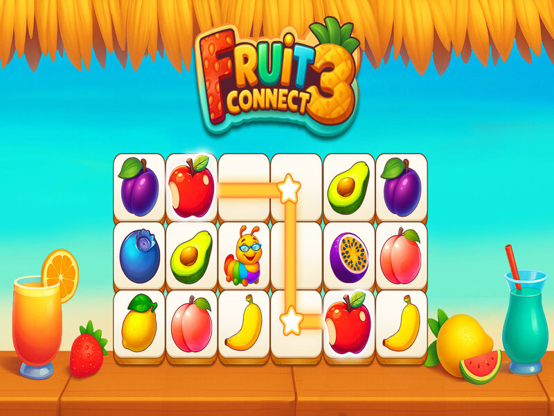 Játék Fruit Connect 3 online